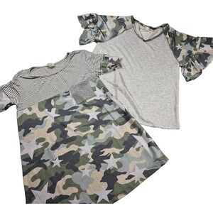 Lot of 2 EUC now n forever blouses size Large Oversized career casual  #